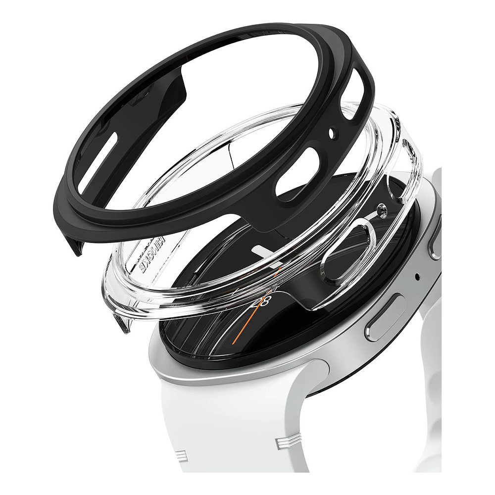 Case Ringke Slim 2-pack Para Galaxy Watch8 40mm Black/clear 1