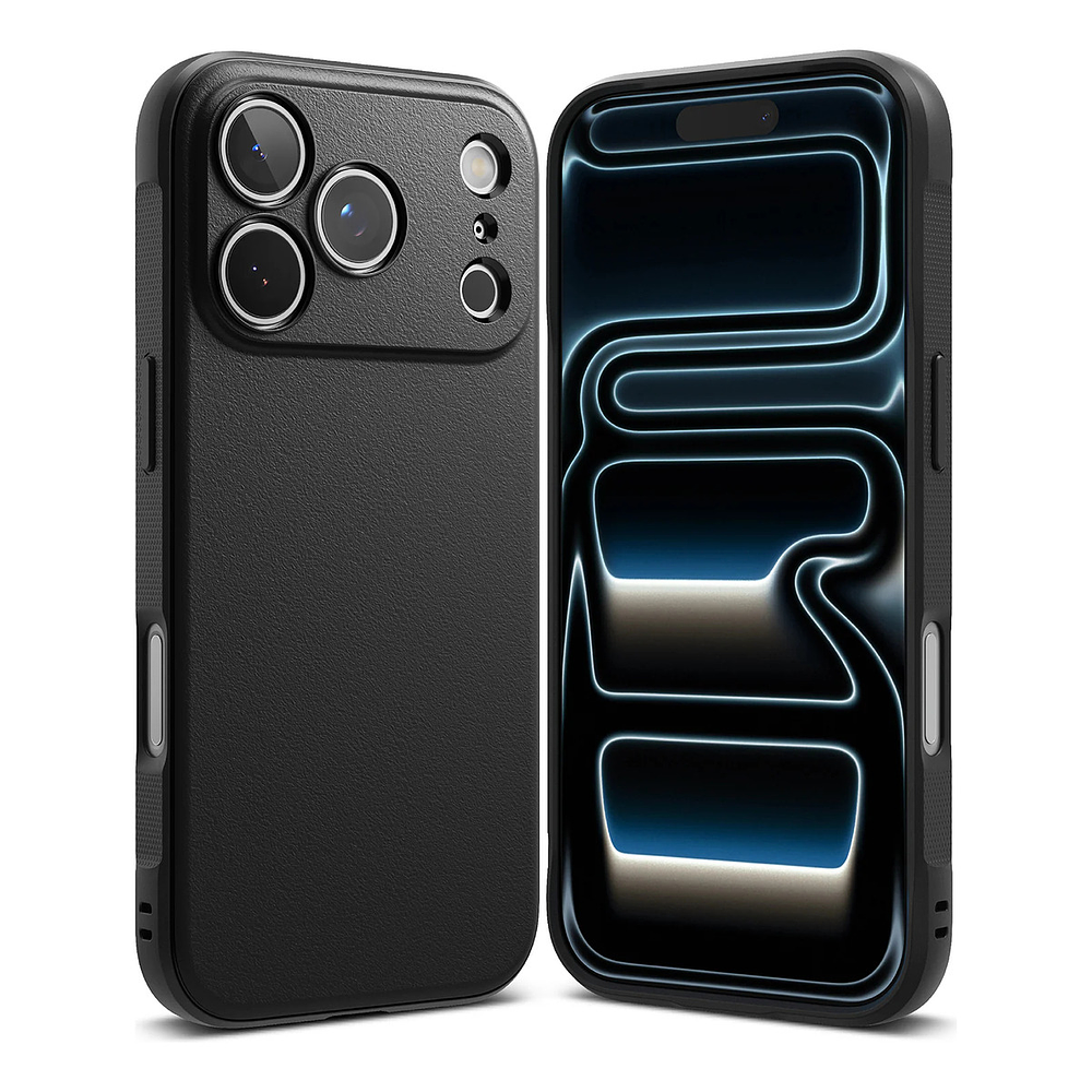 Case Delgado Mate Ringke Onyx Para Iphone 17 Pro 6.3 Negro 1