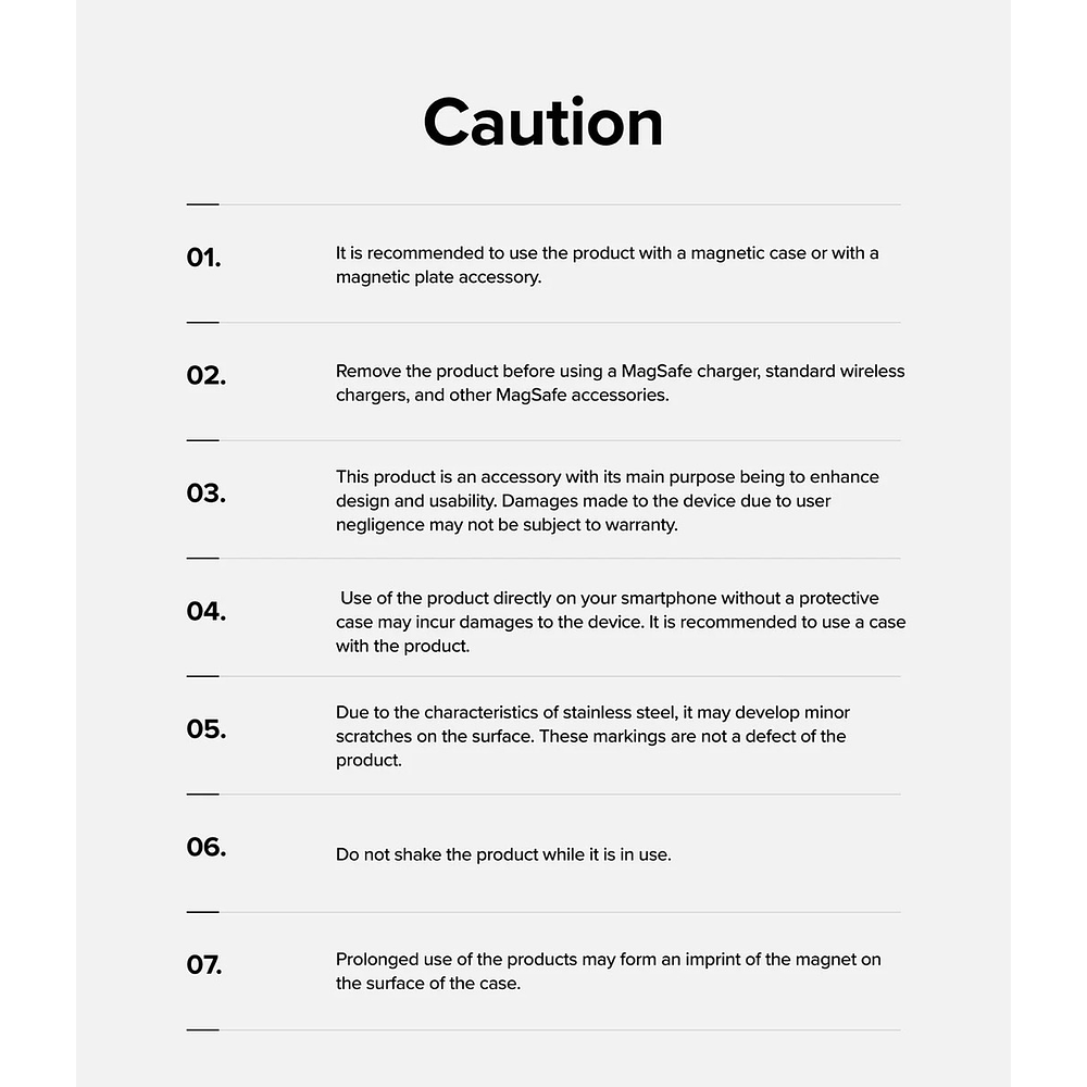 Holder Parante Ringke Magsafe Para iPhone 17 Pro Max 6.9 | iPhone 17 Pro 6.3 | iPhone 17 Normal 6.3 | iPhone 17 Air 6.5 8