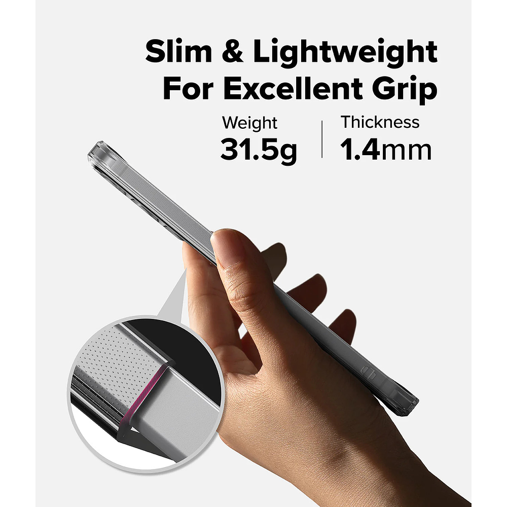 Case Ringke Fusion Para Galaxy S25 Fe (2025) Clear 4