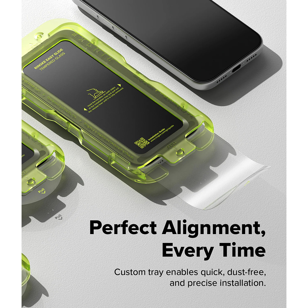 Mica D Vidrio Ringke Easy Slide Para iPhone 17 Pro 6.3 2pack 3