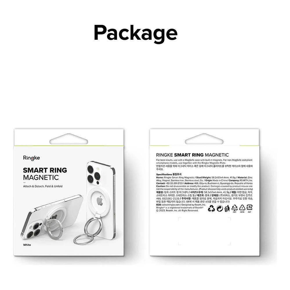 Holder Parante Ringke Magsafe Para iPhone 17 Pro Max 6.9 | iPhone 17 Pro 6.3 | iPhone 17 Normal 6.3 | iPhone 17 Air 6.5 10