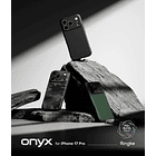 Case Delgado Mate Ringke Onyx Para Iphone 17 Pro 6.3 Negro 4