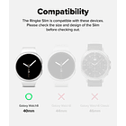 Case Ringke Slim 2-pack Para Galaxy Watch8 40mm Black/clear 8