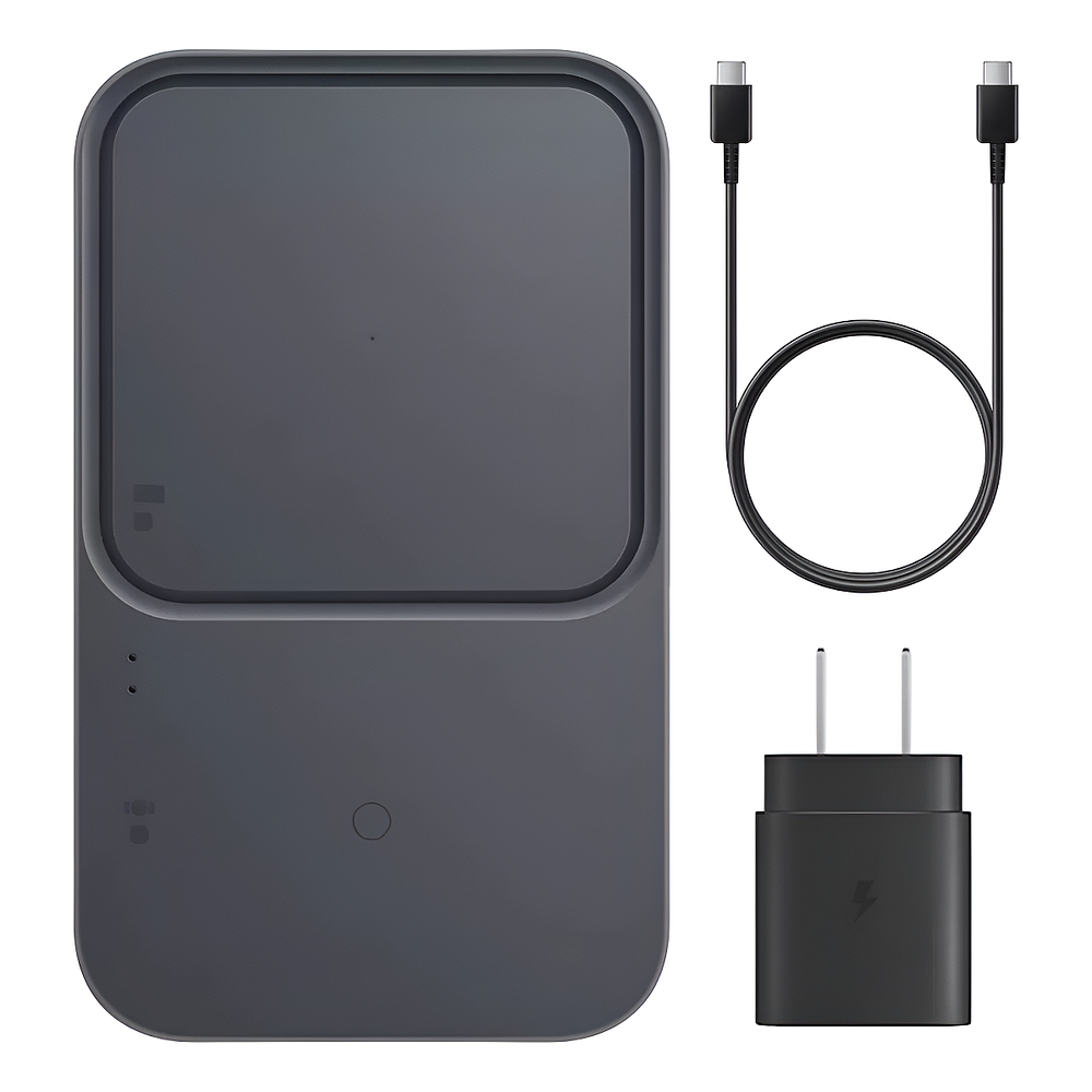Cargador inalámbrico Samsung Super Fast Wireless Charger Duo 15w Para Galaxy S25 Fe (2025)  1