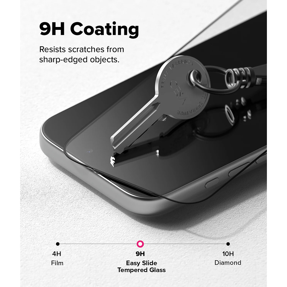 Mica D Vidrio Ringke Easy Slide Para iPhone 17 Pro 6.3 2pack 6