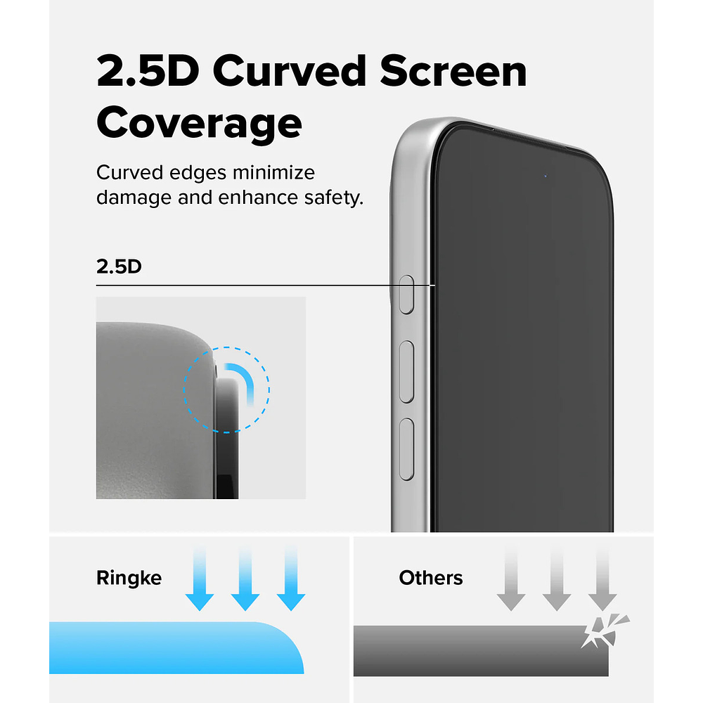 Mica D Vidrio Ringke Easy Slide Para iPhone 17 Pro 6.3 2pack 9