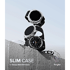 Case Ringke Slim 2-pack Para Galaxy Watch8 46mm Clear/black 4