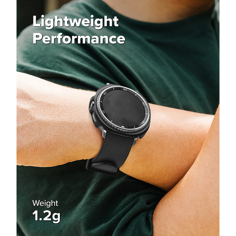 Case Ringke Slim 2-pack Para Galaxy Watch8 46mm Clear/black 8