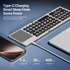 Teclado Portátil Touchflip Para Galaxy Tab S4 T830 T835 9