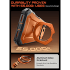 Case Supcase Ub Grip Pro 360° Magsafe Para Iphone 17 Pro Max 6.9 Coral 4