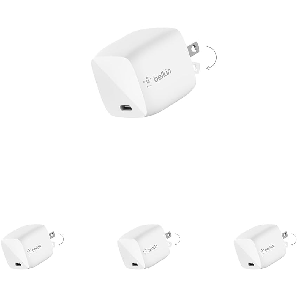 Cargador de Pared Belkin 30w Para iPhone 15 Pro Max 6.7 / iPhone 15 Pro 6.1 / iPhone 15 Normal 6.1 / iPhone 15 Plus 6.7 (cubo) 4