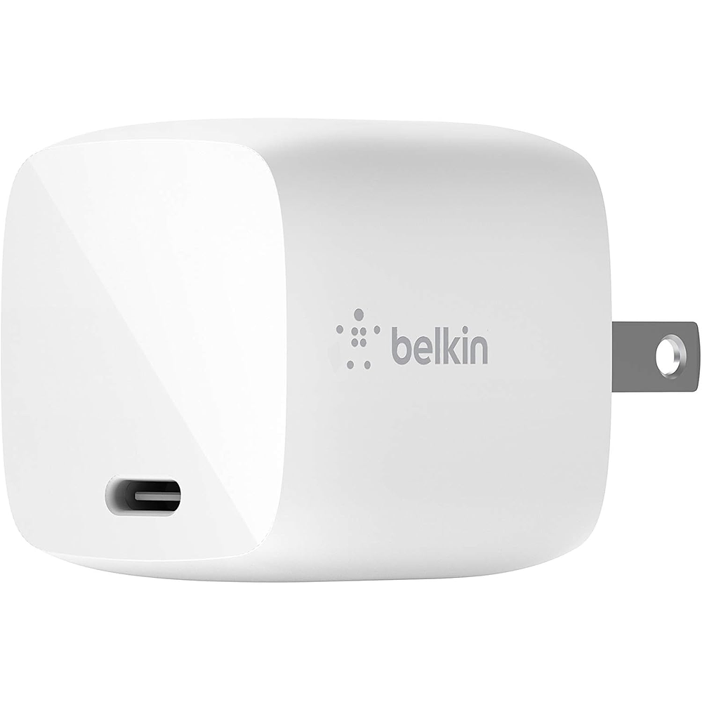 Cargador de Pared Belkin 30w Para iPhone 17 Pro Max 6.9 | iPhone 17 Pro 6.3 | iPhone 17 Normal 6.3 | iPhone 17 Air 6.5 (cubo) 5