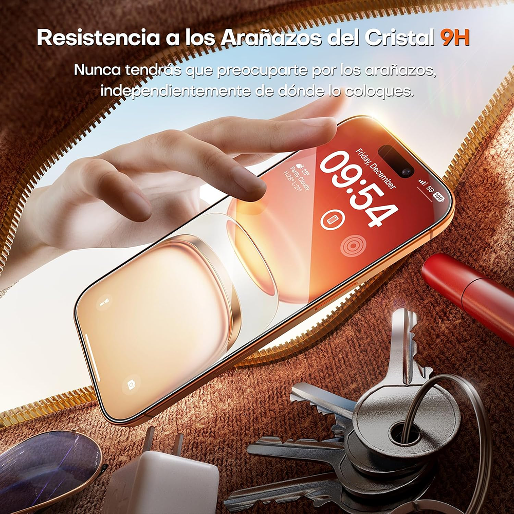 Protector De Pantalla Mica Para iPhone 17 Pro Max 6.9 | iPhone 17 Pro 6.3 | iPhone 17 Normal 6.3 | iPhone 17 Air 6.5 10