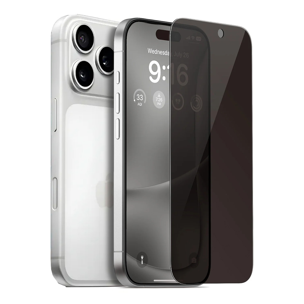 Protector D Pantalla Mica Antiespía Para iPhone 17 Pro Max 6.9 | iPhone 17 Pro 6.3 | iPhone 17 Normal 6.3 | iPhone 17 Air 6.5 1