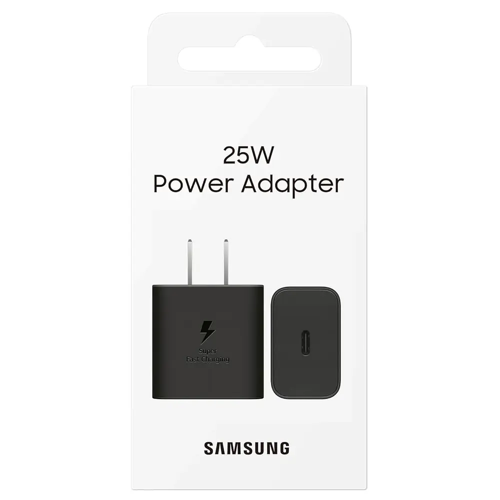 Samsung Cargador de Pared 25watts Para Galaxy Z Flip7 Fold7 Negro (solo cubo) 1