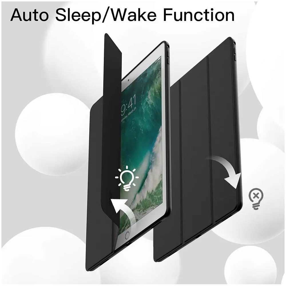 Funda Smart Case Para iPad 9.7 5gen 2017 A1822 A1823 + Mica 5