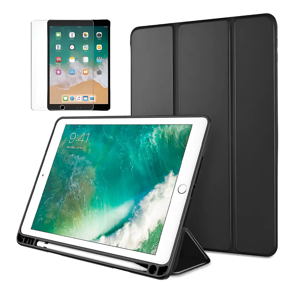 Funda Smart Case Para iPad 9.7 5gen 2017 A1822 A1823 + Mica 1