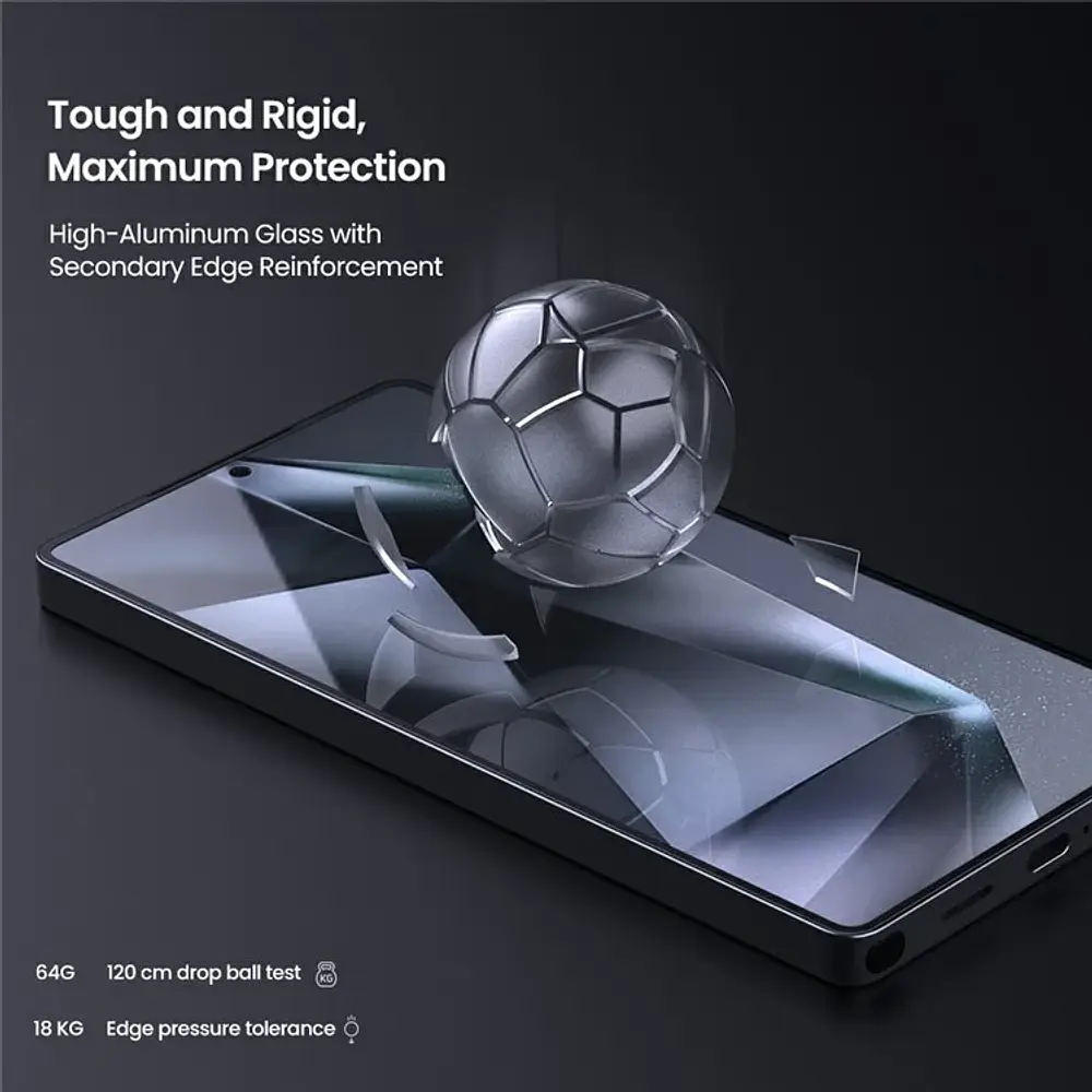 Mica De Vidrio Protector De Pantalla Para Galaxy S25 Ultra 4
