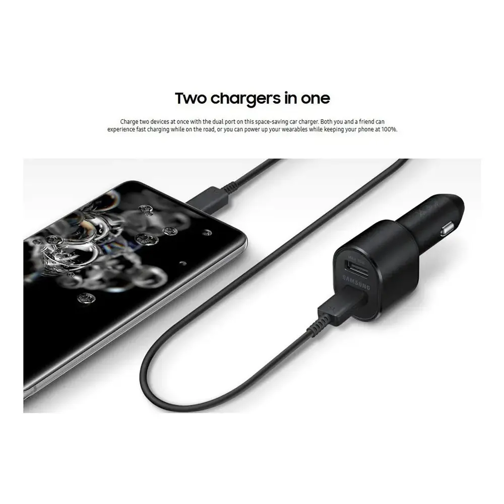 Samsung Cargador De Auto 45watts Para Galaxy S26 Plus Ultra 3