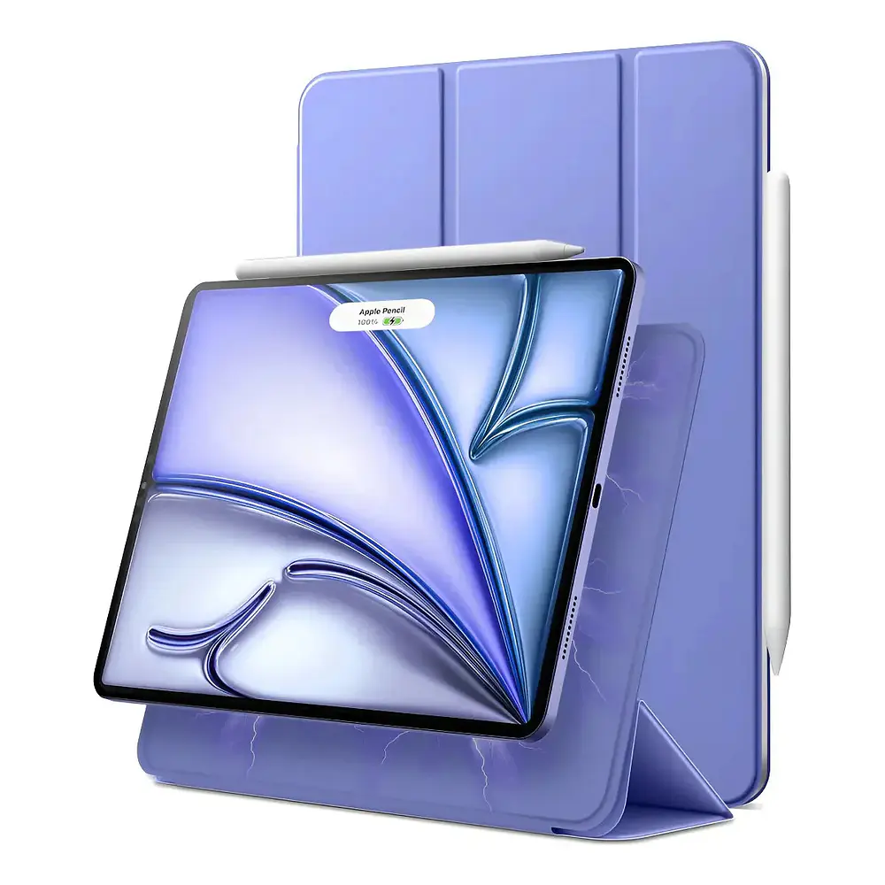 Smart Folio Para Ipad Air 11 M4 Chip (2026) A3459 A3460 A3463 Purple 1