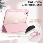 Smart Clear Case Para Ipad Mini 6 Gen A2567 A2568 Rose 4