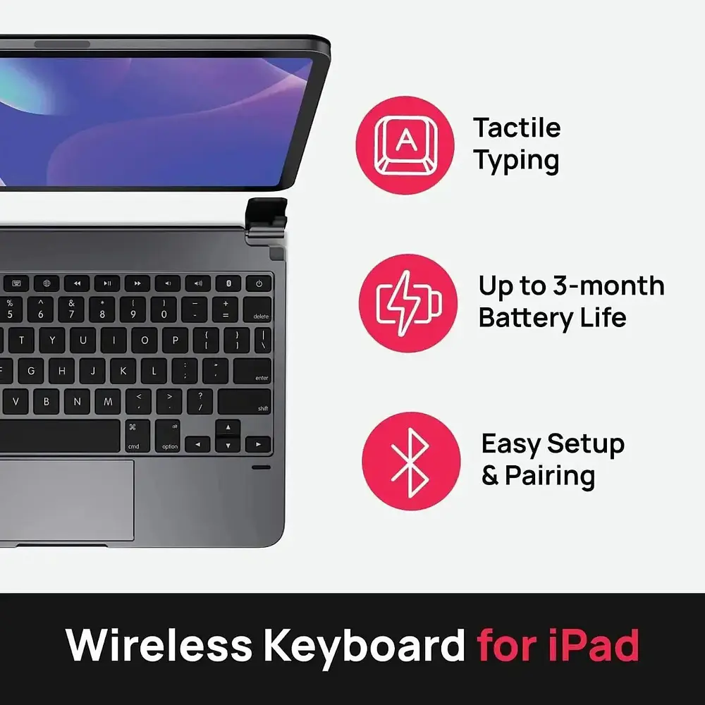 Teclado Brydge Backlit Touch Para Ipad Air 11 M4 Chip (2026) A3459 A3460 A3463 2