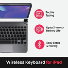 Teclado Brydge Backlit Touch Para Ipad Air 11 M4 Chip (2026) A3459 A3460 A3463 2