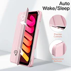 Smart Clear Case Para Ipad Mini 6 Gen A2567 A2568 Rose 5