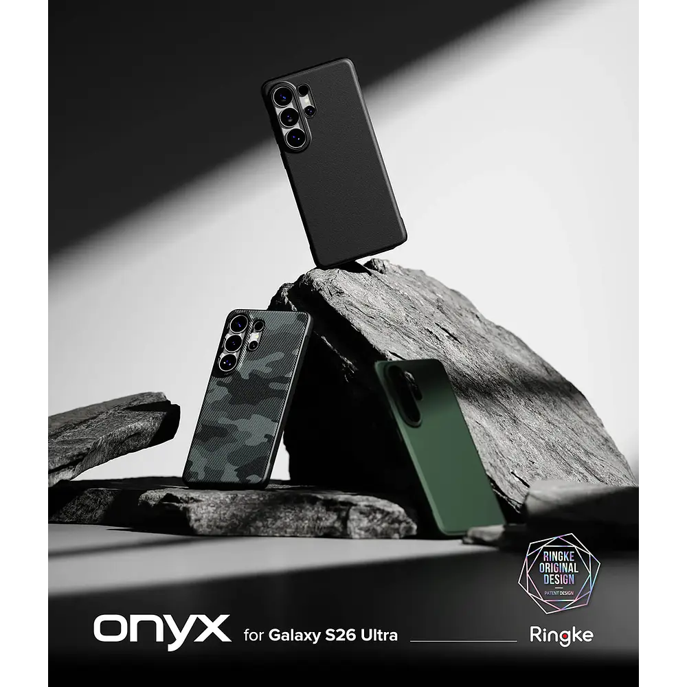Case Delgado Ringke Onyx Para Galaxy S26 Ultra - Mate Black 3