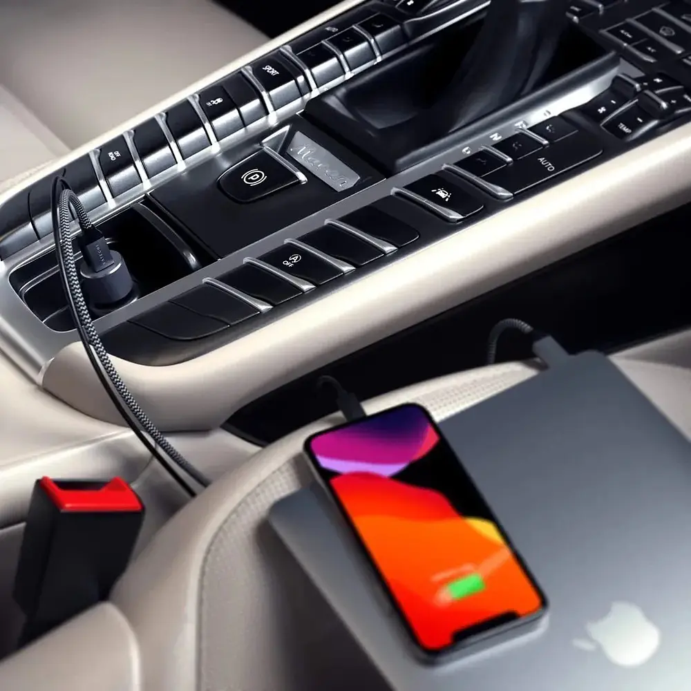 Satechi Cargador De Auto 72w Para Galaxy A57 A37  6