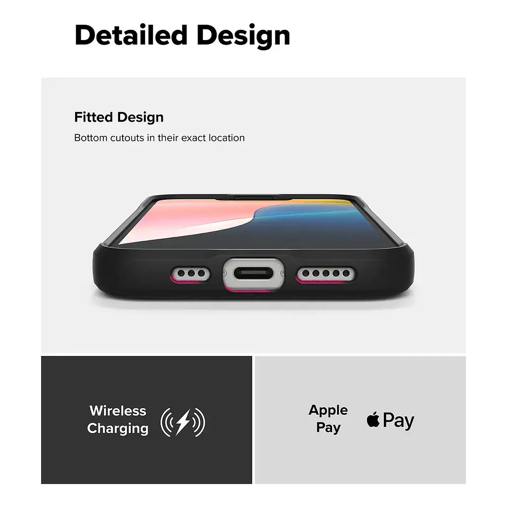 Case Delgado Mate Ringke Onyx Para Iphone 17e (2026) 7