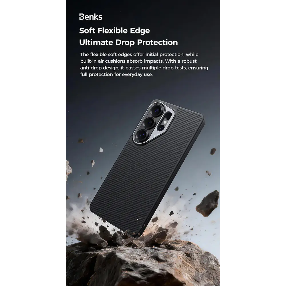 Case Benks Armorpro Kevlar (mag) Para Galaxy S26 Normal 10