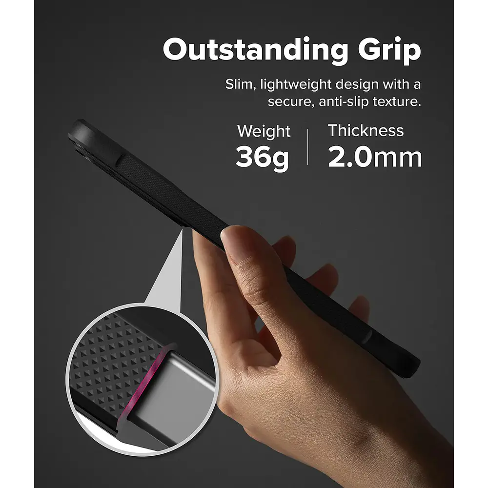 Case Delgado Ringke Onyx Para Galaxy S26 Plus - Mate Black 5