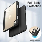 Smart Clear Case Para Ipad Mini 7 Gen A2993 A2995 Black 6