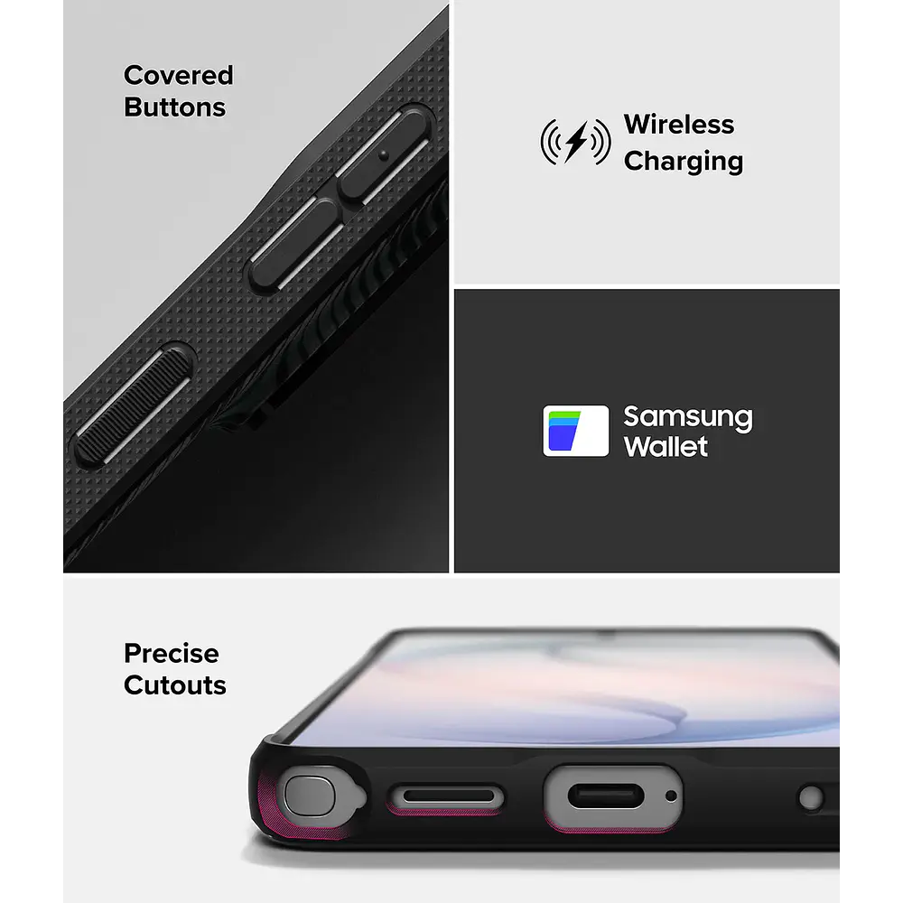 Case Delgado Ringke Onyx Para Galaxy S26 Ultra - Camo Black 7
