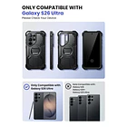 Case I-blason (mag) 360° Para Galaxy S26 Ultra Black + Mica 2