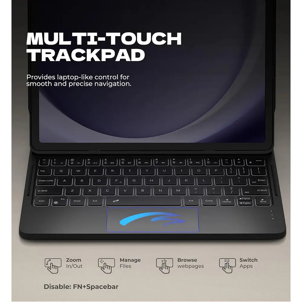Teclado Dexnor (mag) Touch Para Galaxy Tab A9 Plus X210 X216 6