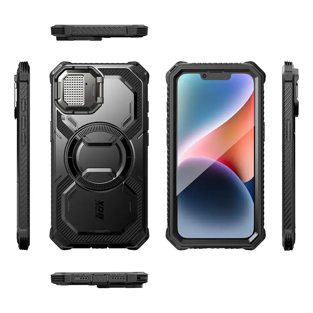 Case I-blason (mag) Para Iphone 17e Protector 360° + Mica 4