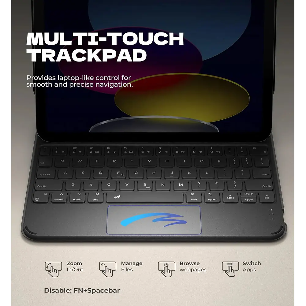 Teclado Dexnor (mag) Touch Para Ipad A16 11ma Gen (2025) A3354 A3355 A3356 7