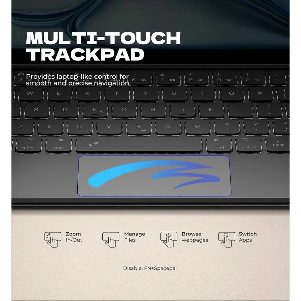 Teclado Dexnor (mag) Touch Para Ipad Pro 11 2018 A1980 A1934 5