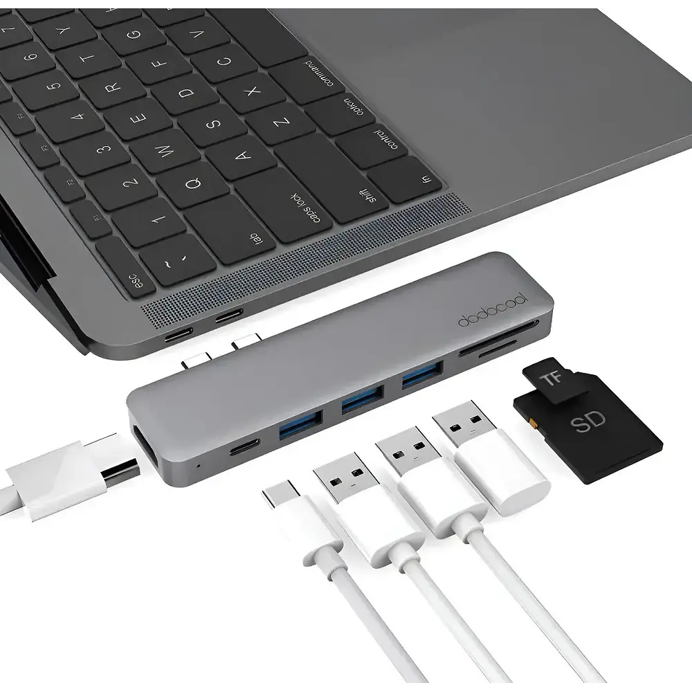 Adaptador Hub Dodocool Usb C Para Macbook Air 15 M5 A3448 1