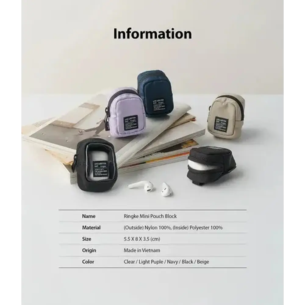Case Ringke Mini Bolso Block Para Galaxy Buds4 / Buds4 Pro 3