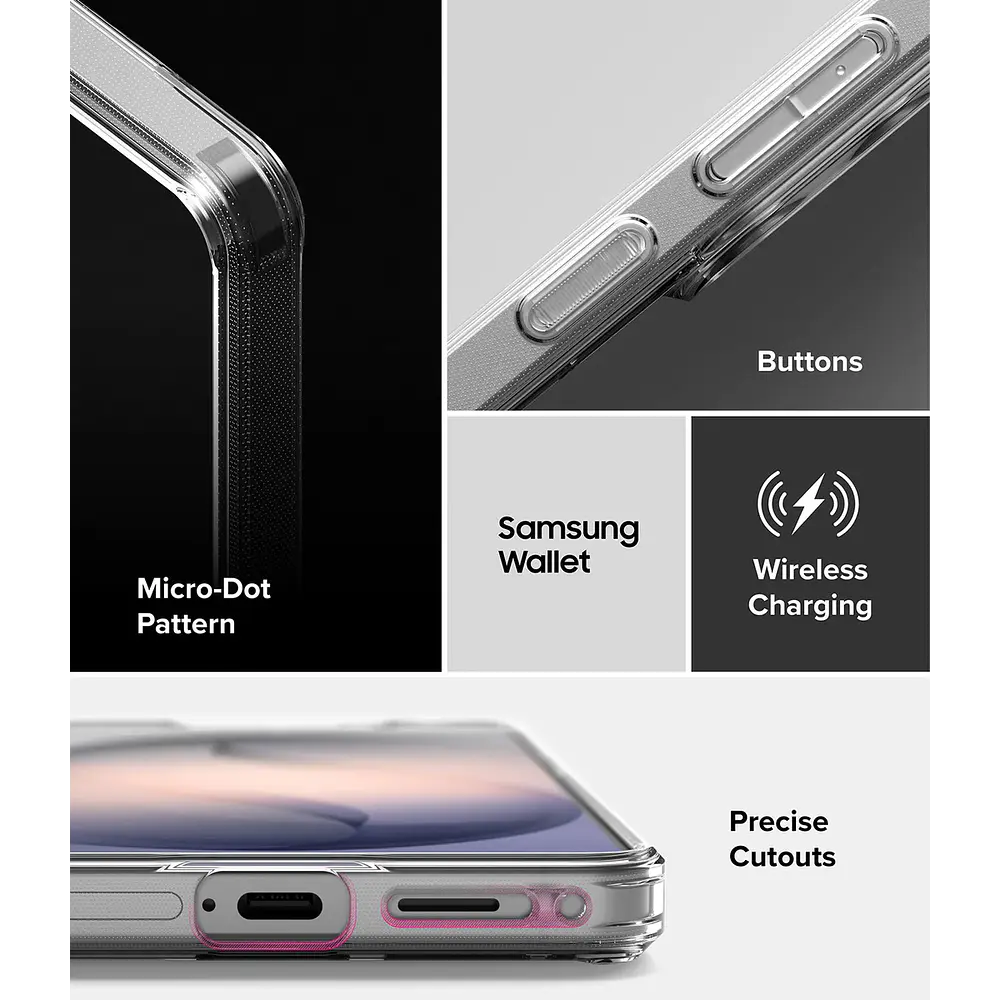 Case Ringke Fusion Clear Para Galaxy S26 Normal 8