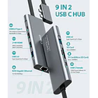 Adaptador Hub Vako Hdmi Red Para Macbook Neo 13 (2026) A3404 3