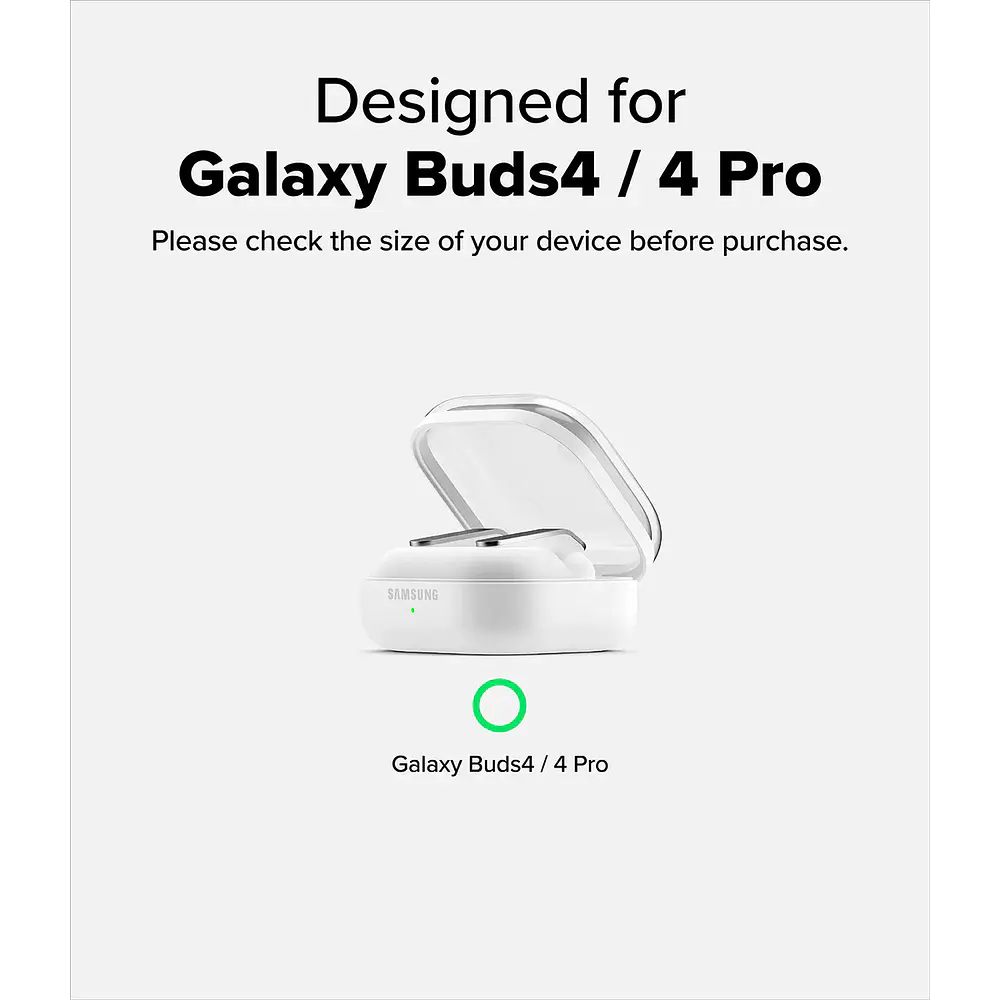 Case Ringke Onyx (mag) Para Galaxy Buds4 / Buds4 Pro W. Gray 2