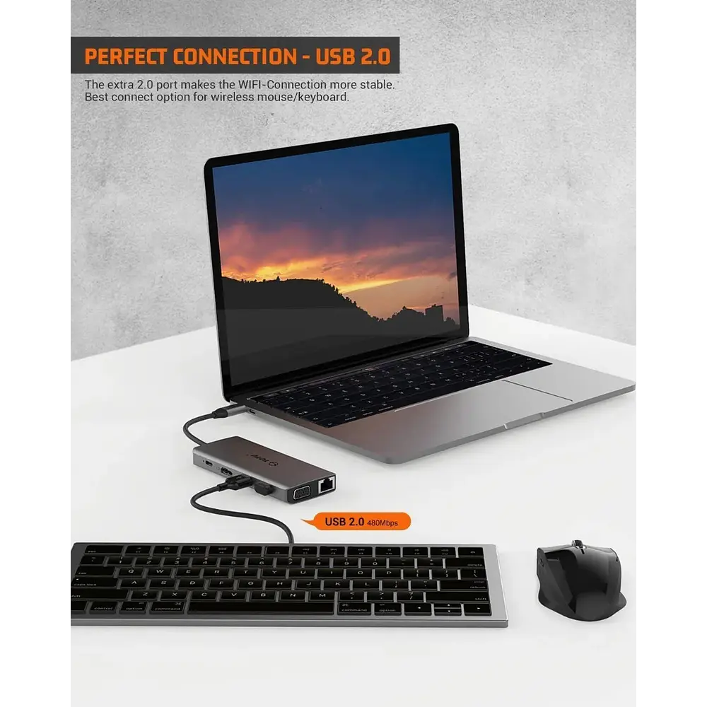 Adaptador Hub Totu 11en1 Usb C Para Macbook Air 15 M5 A3448 7