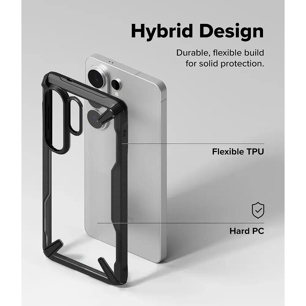 Case Ringke Fusion X Para Galaxy S26 Ultra (2026) Black 7