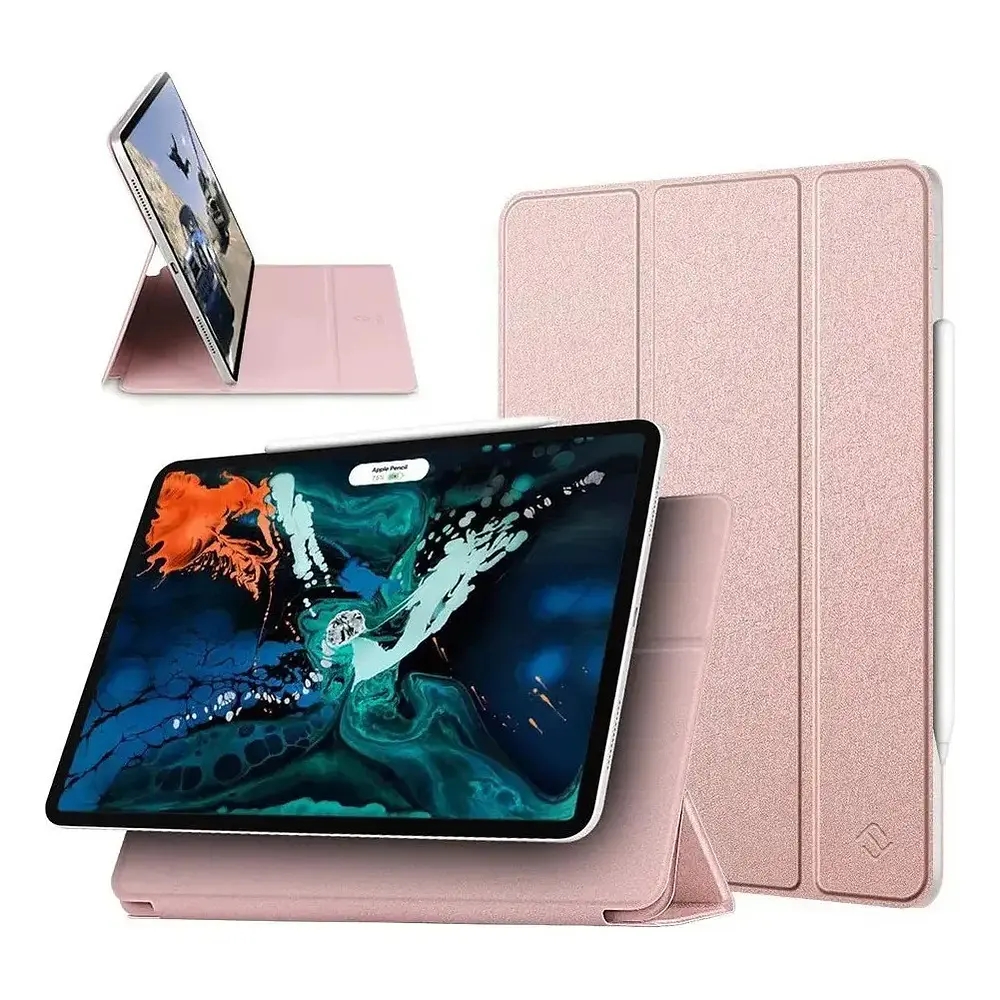 Fintie Smart Folio Para Ipad Air 13 M4 Chip (2026) A3461 A3462 A3464 Rose Gold 1