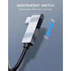 Hub Baseus Adaptador Usb C Para Ipad Air 11 M4 Chip (2026) A3459 A3460 A3463 3